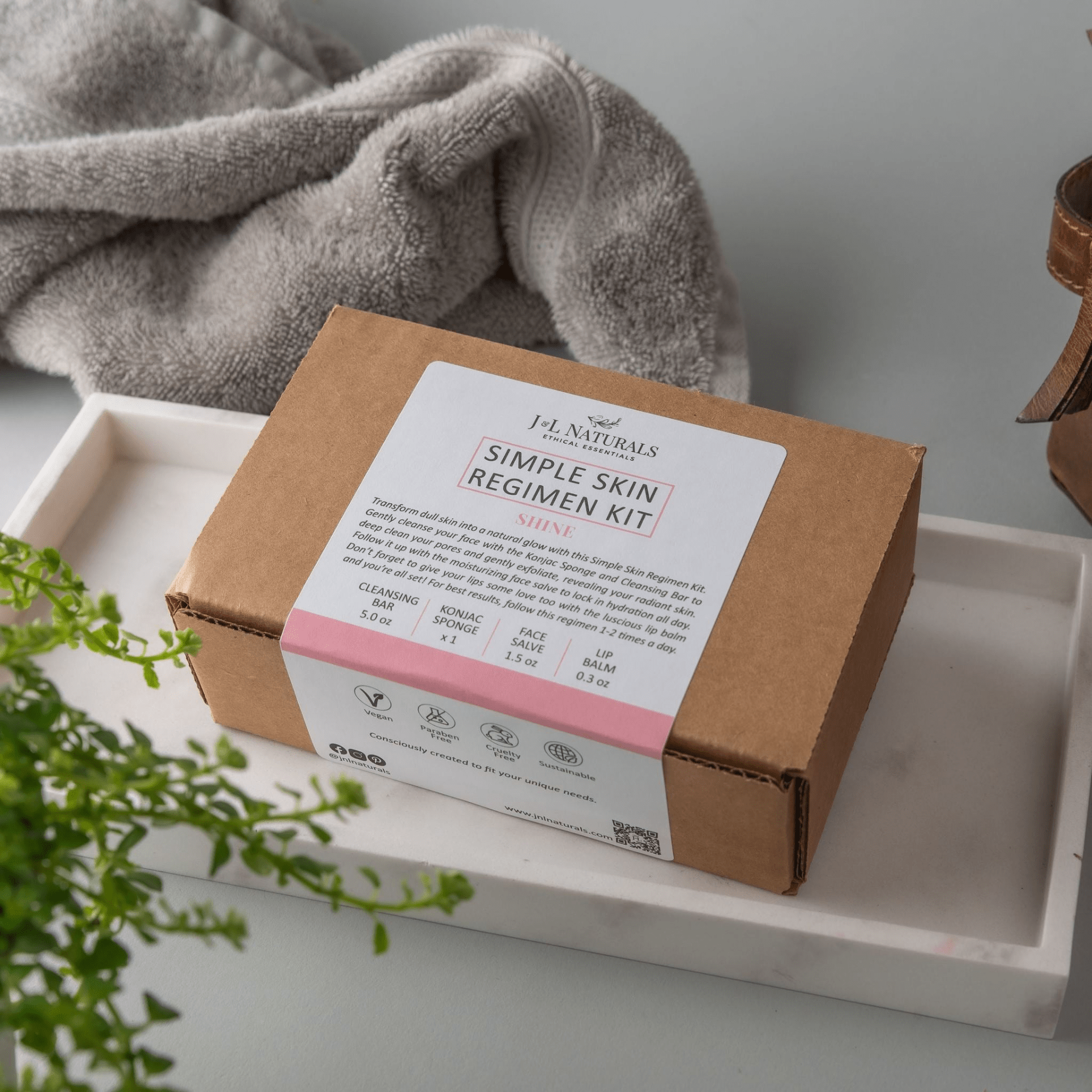 J&L Essentials Skin Regimen Kit (4 - Piece Set) – Simple, Sustainable Skincare for Every Type - GNS Beauty & Personal Care