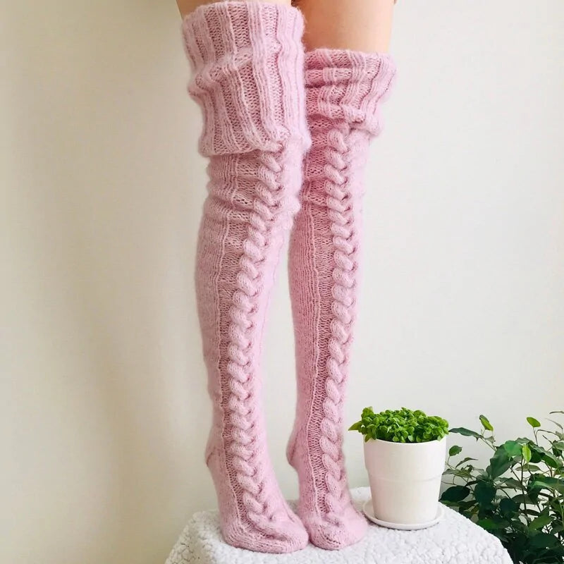 Cozy Warm Winter Knee Socks - Soft, Stylish & Comfortable