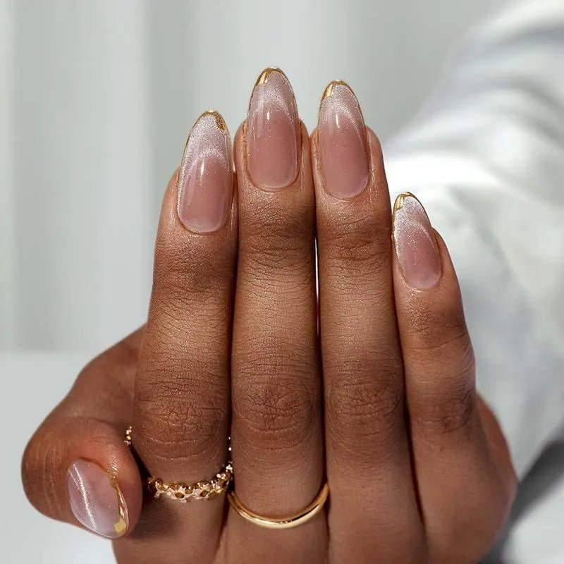 Knightshield Almond Nails – Soft Gel Press - On Kit for Fierce, Flawless Style - GNS Beauty & Personal Care