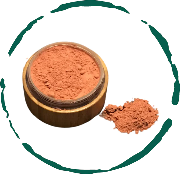 Natural Blush Powder in Refillable Bamboo Jar - Vegan & Eco-Friendly