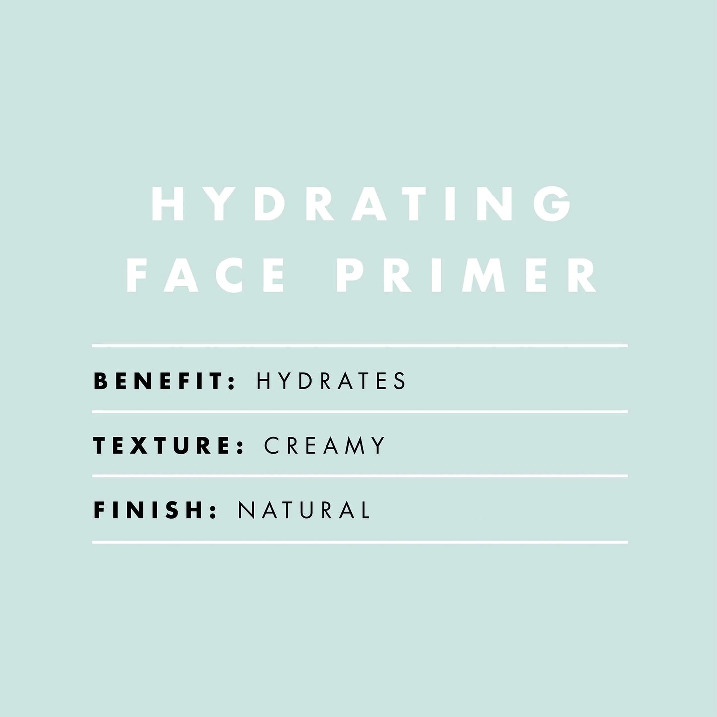 Vegan Face Primer for Smooth Skin | Hydrating, Cruelty-Free, Long-Lasting