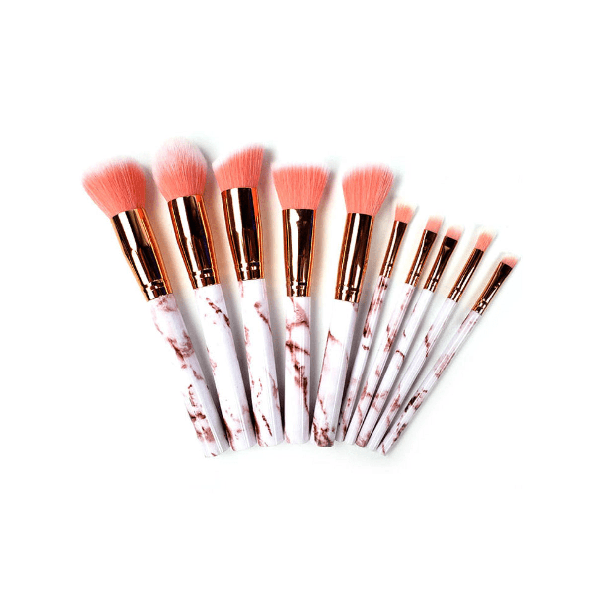 La Canica 10 - in - 1 Makeup Brush Set with Travel - Friendly Container - GNS Beauty & Personal Care