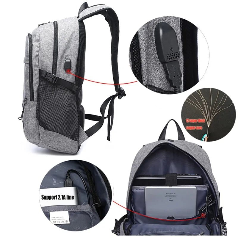Large Capacity Men's Gym Bag - GNS Beauty & Personal Care