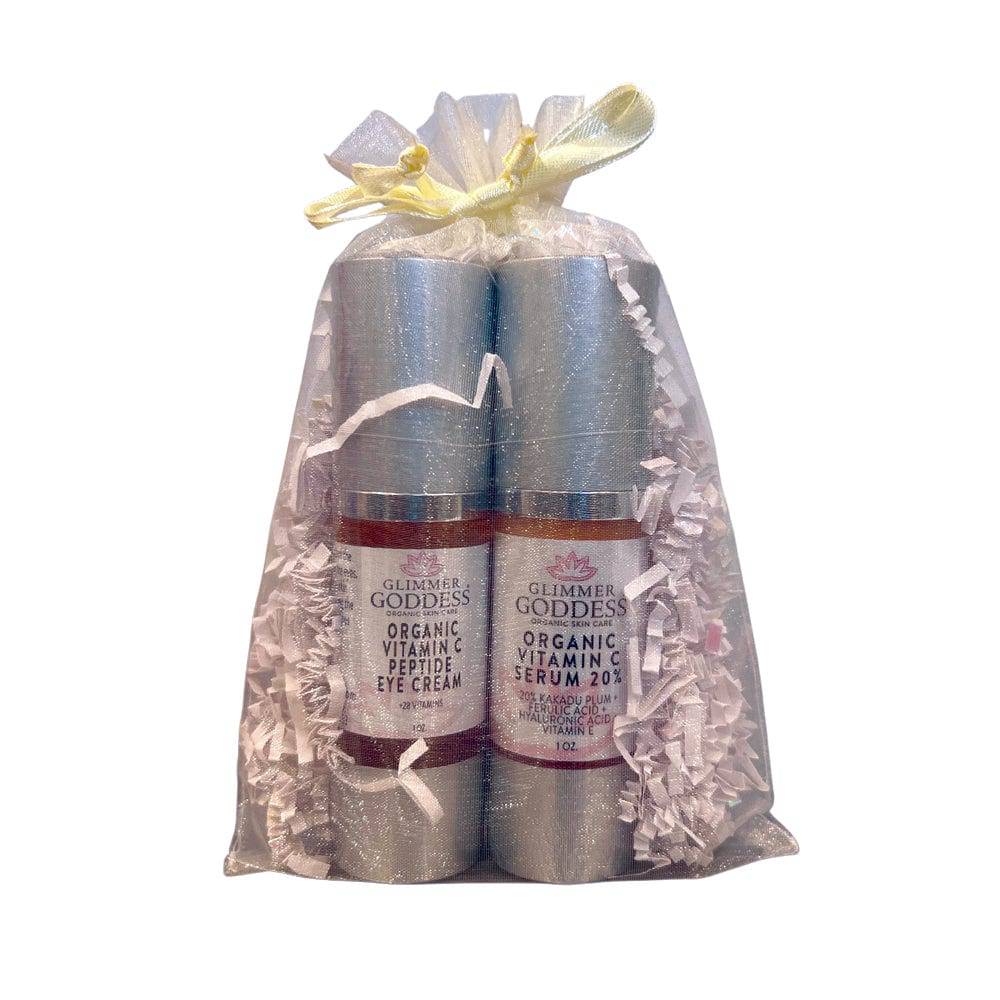 Let's Get Glowing! Organic Vitamin C Serum + Vitamin C Eye Cream - GNS Beauty & Personal Care