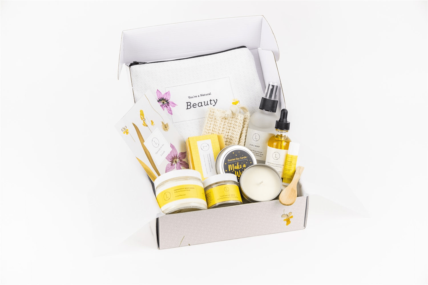 Lizlush Holiday Care Package – Handmade Natural Bath &amp; Body Gift Box - GNS Beauty & Personal Care