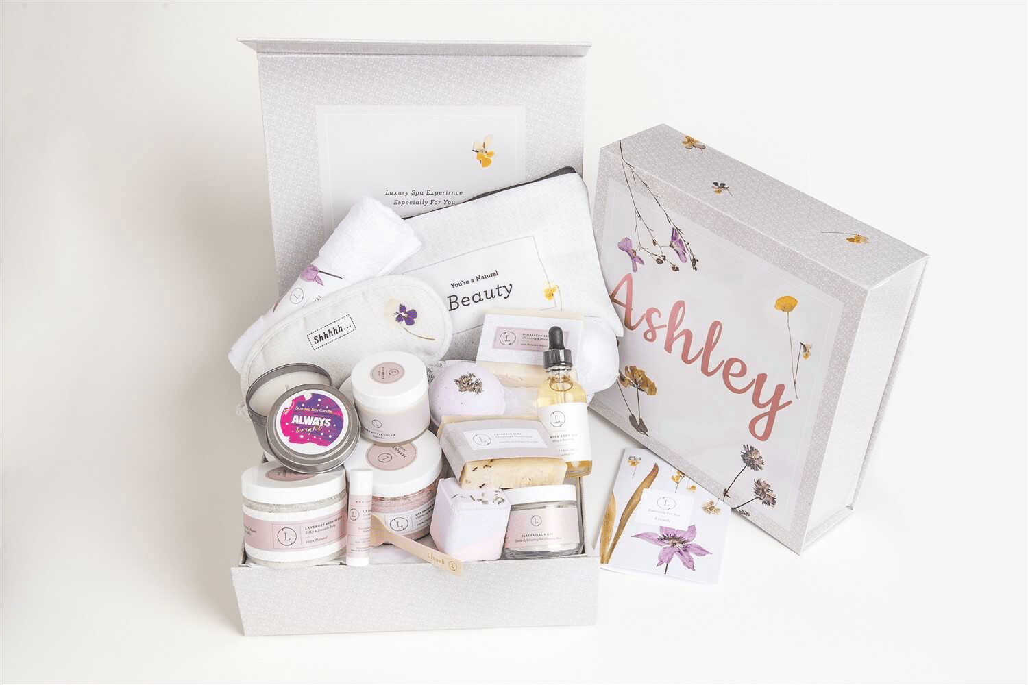 Lizlush Luxury Self - Care Gift Basket - Lavender Natural Spa Set - GNS Beauty & Personal Care