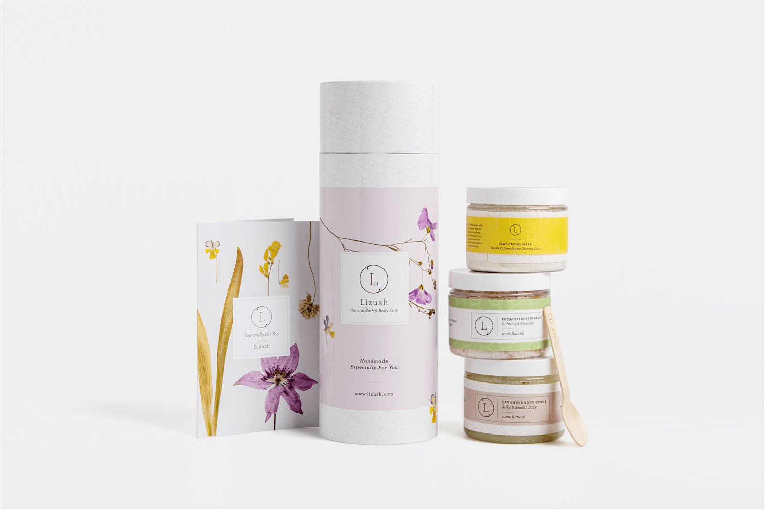 Lizlush Natural Bath &amp; Body Skincare Set – Relaxation and Beauty in 3 Big Jars - GNS Beauty & Personal Care