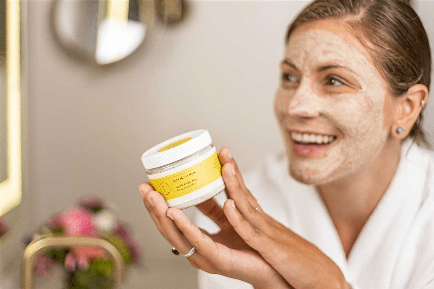 Lizush Natural Clay Facial Mask – Exfoliate and Glow - GNS Beauty & Personal Care