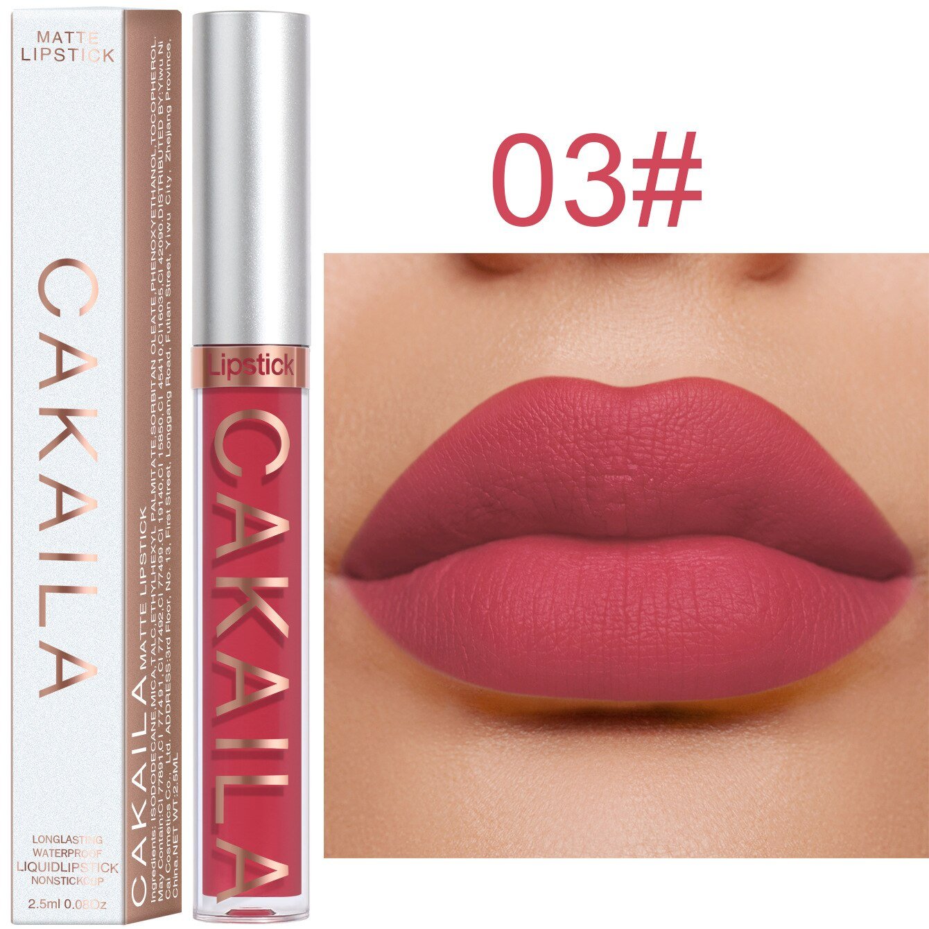 Long - Lasting Waterproof Matte Lipstick – Bold, Smudge - Proof Beauty That Lasts - GNS Beauty & Personal Care