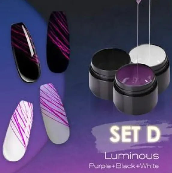 Luminous Nail Art Spider Nail Gel – Create Bold, Glowing Designs - GNS Beauty & Personal Care