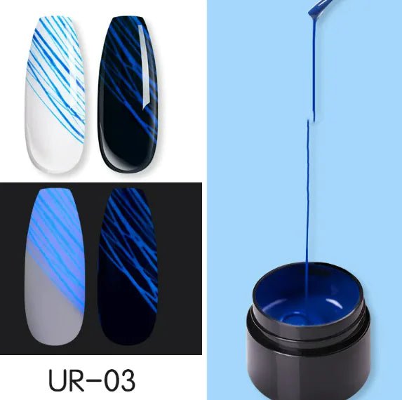 Luminous Nail Art Spider Nail Gel – Create Bold, Glowing Designs - GNS Beauty & Personal Care