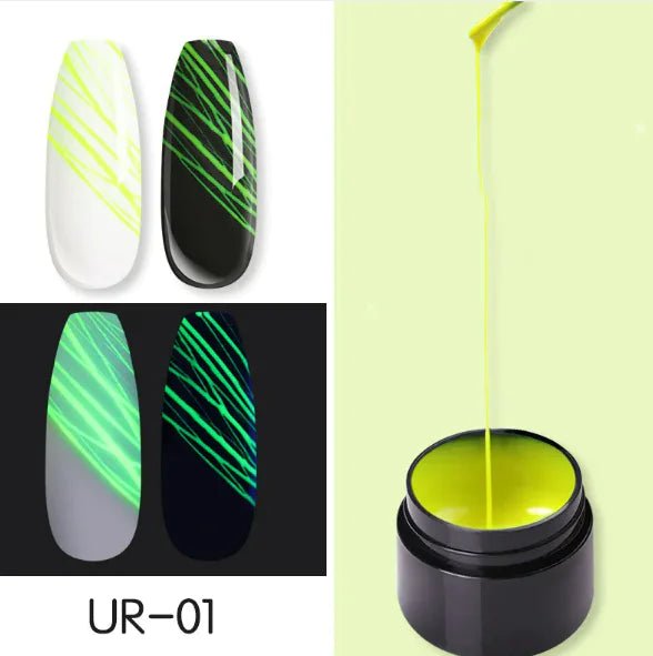 Luminous Nail Art Spider Nail Gel – Create Bold, Glowing Designs - GNS Beauty & Personal Care