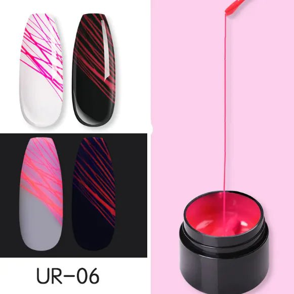 Luminous Nail Art Spider Nail Gel – Create Bold, Glowing Designs - GNS Beauty & Personal Care