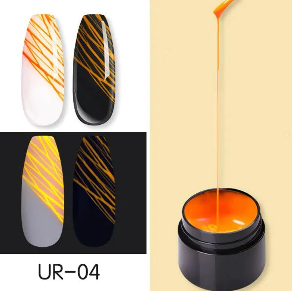 Luminous Nail Art Spider Nail Gel – Create Bold, Glowing Designs - GNS Beauty & Personal Care