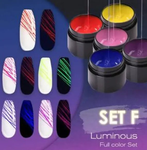 Luminous Nail Art Spider Nail Gel – Create Bold, Glowing Designs - GNS Beauty & Personal Care