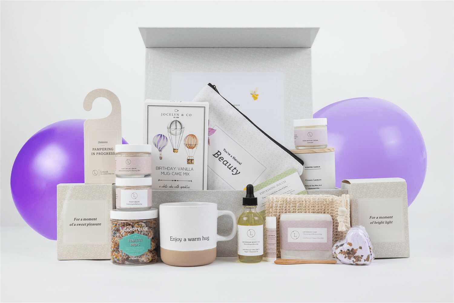 Luxury Birthday Gift Basket for Her - Personalized Spa & Relaxation Set - GNS Beauty & Personal Care