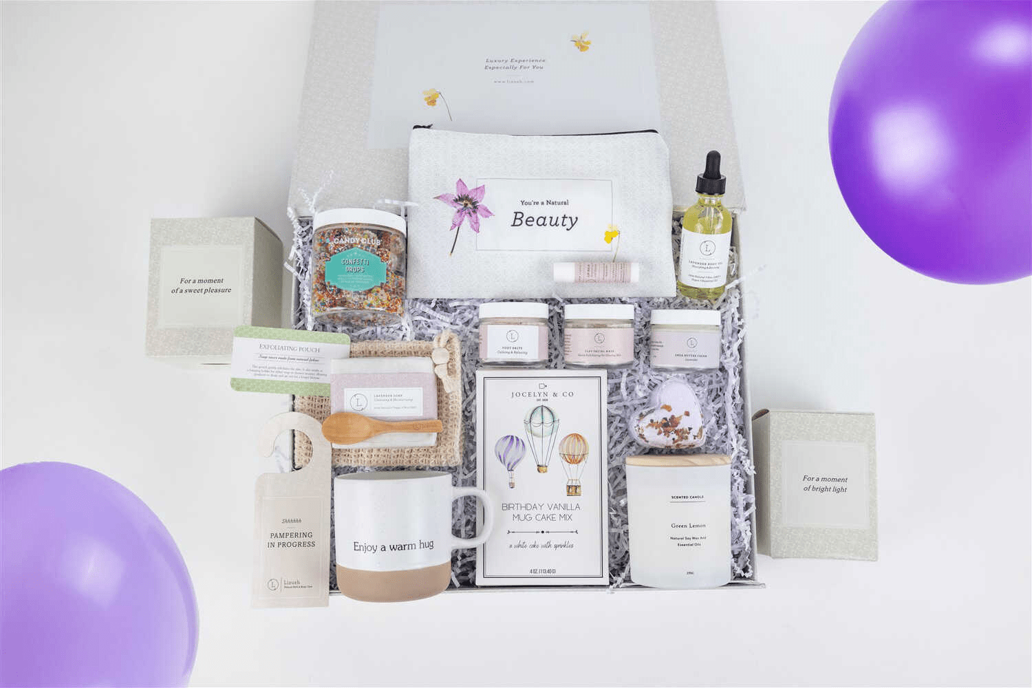 Luxury Birthday Gift Basket for Her - Personalized Spa & Relaxation Set - GNS Beauty & Personal Care