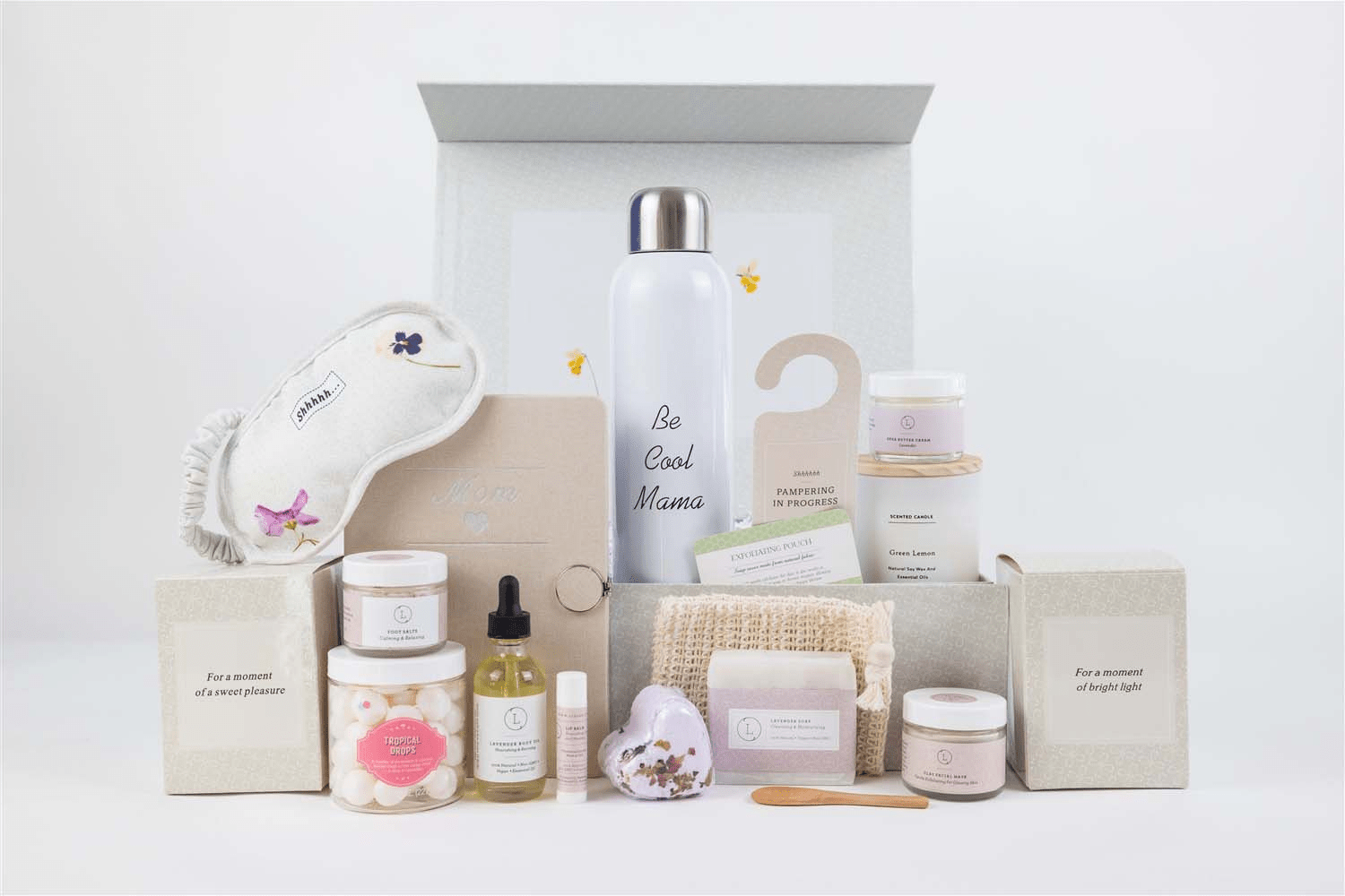 Luxury Mother's Day Gift Basket - Pamper Mom with All - Natural Essentials - GNS Beauty & Personal Care