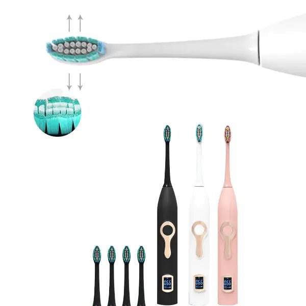 Luxury Smart Sonic LCD Electric Toothbrush - GNS Beauty & Personal Care