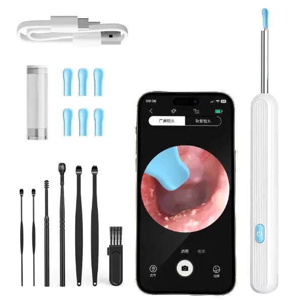 Wireless LED Ear Wax Remover with HD Camera