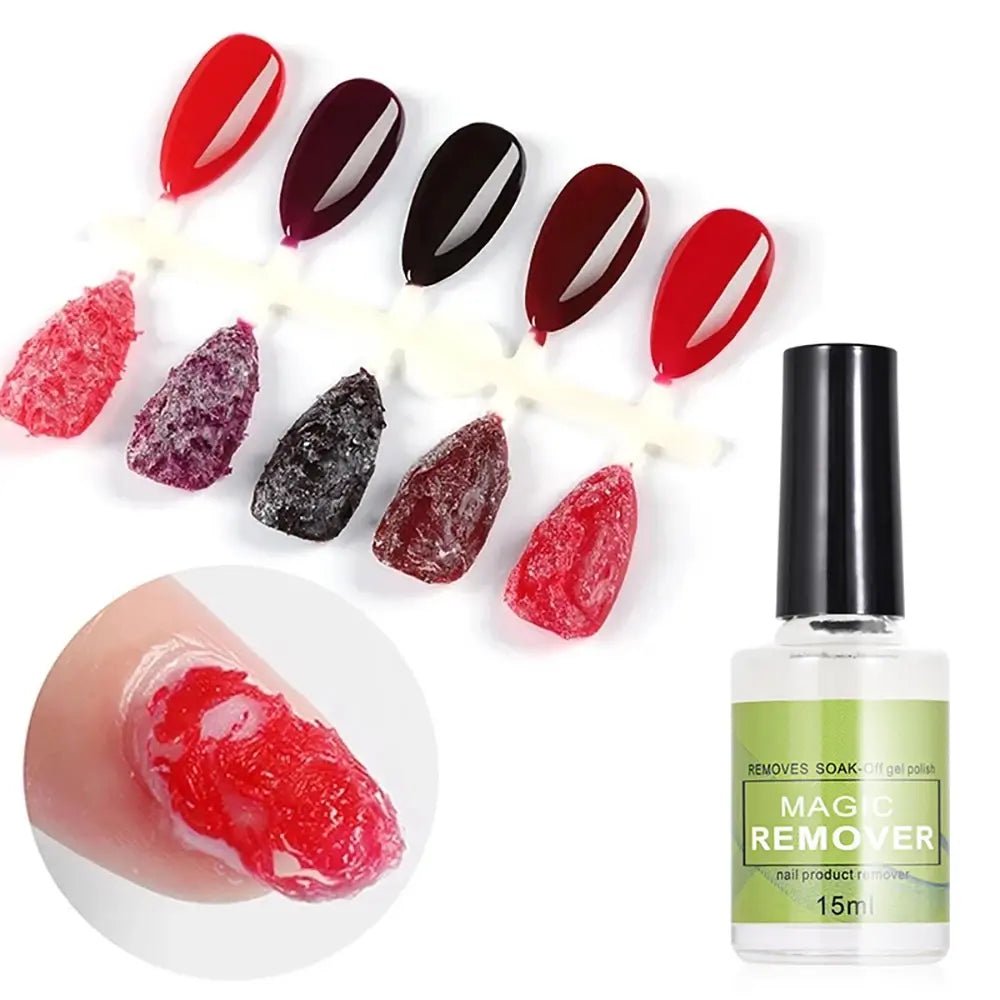 Magic Gel Nail Polish Remover – Fast, Gentle & Odor - Free Polish Removal - GNS Beauty & Personal Care