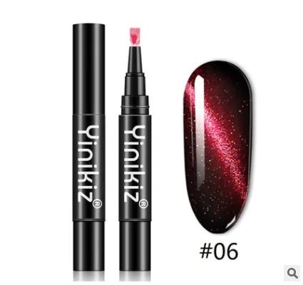 Magnet Cat Eyes Gel Pen Nail Polish – Create Mesmerizing, 3D Nail Art with Ease - GNS Beauty & Personal Care