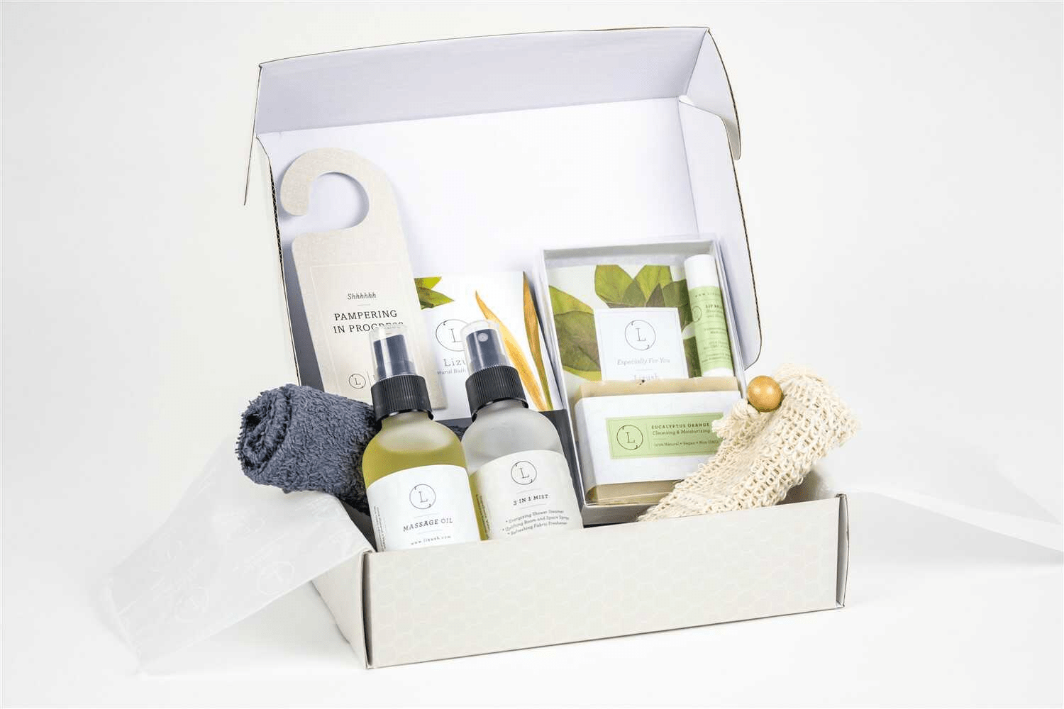 Massage Gift Box for Couples - Lizush Eucalyptus Spa Set - GNS Beauty & Personal Care