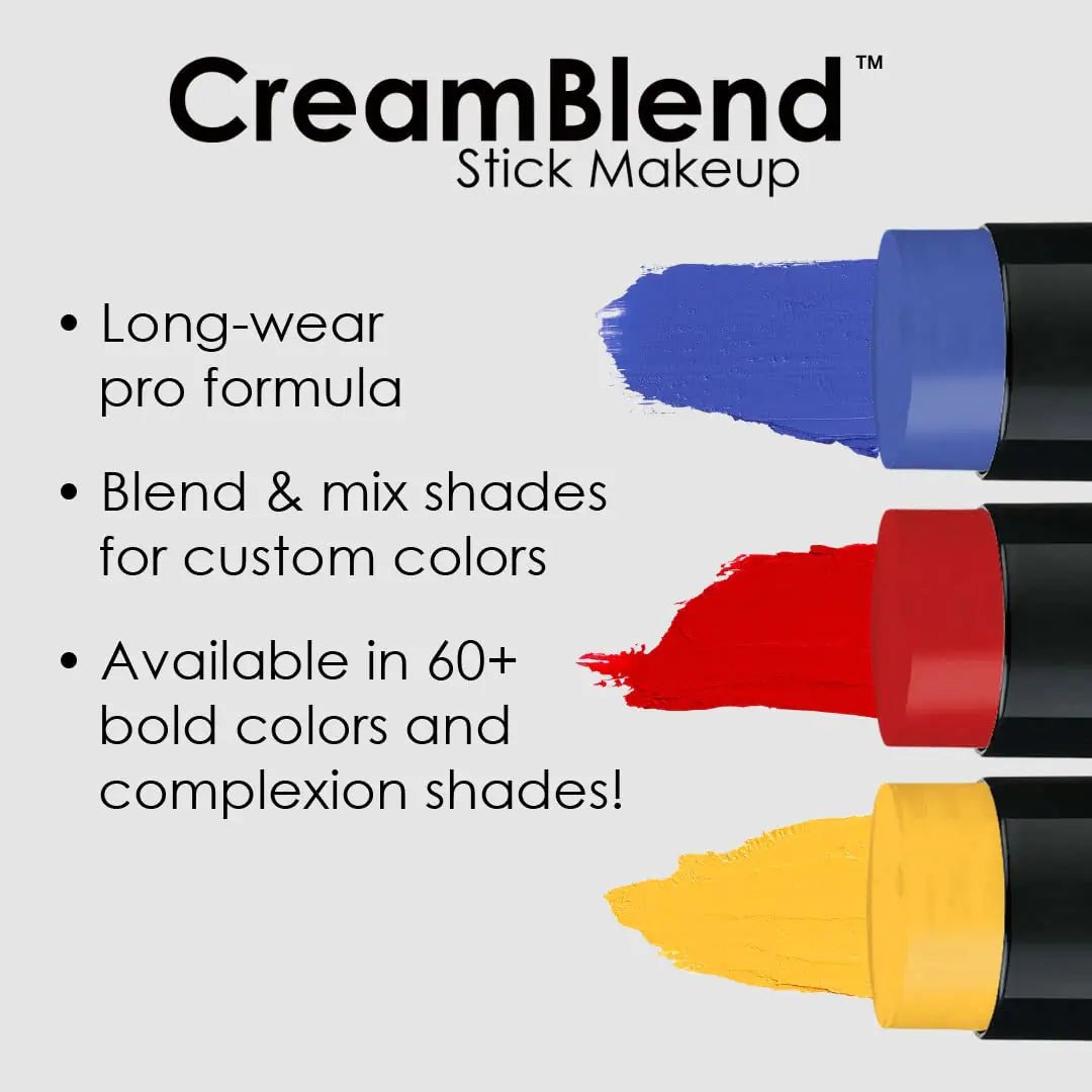 Mehron CreamBlend Stick | Pastel Pink Face Paint Stick for Face & Body Makeup, .75 oz - GNS Beauty & Personal Care