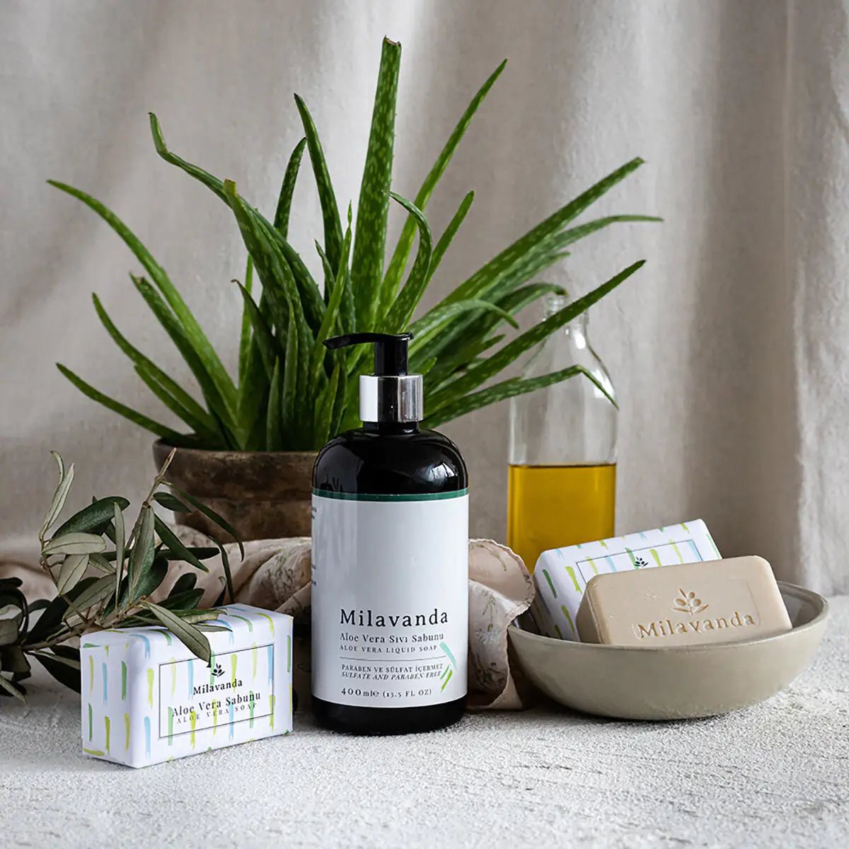 Milavanda Aloe Vera Liquid Soap – Pure Hydration for Delicate Skin - GNS Beauty & Personal Care