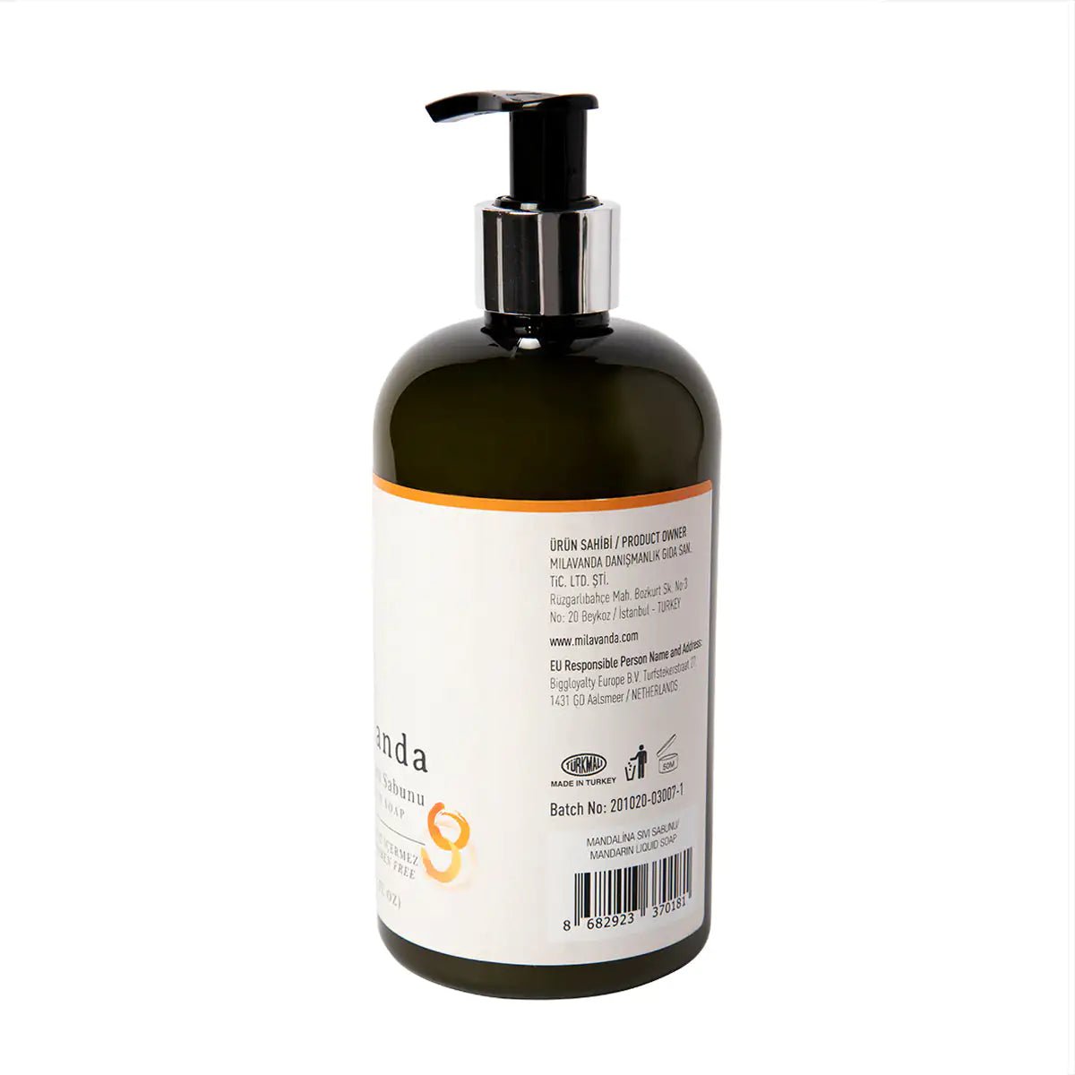 Milavanda Mandarin Liquid Soap – Silky Citrus Cleanse with a Spa - Like Scent - GNS Beauty & Personal Care