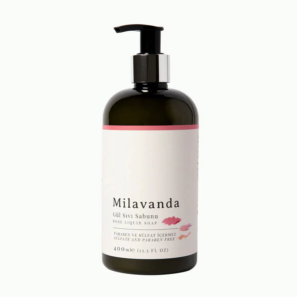 Milavanda Rose Liquid Soap 400 Ml - GNS Beauty & Personal Care