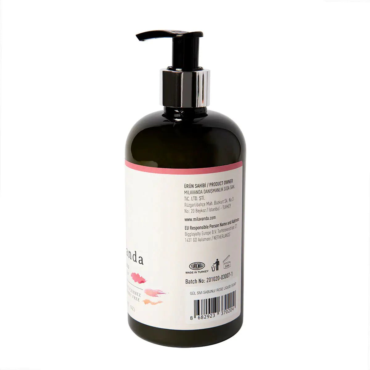 Milavanda Rose Liquid Soap 400 Ml - GNS Beauty & Personal Care