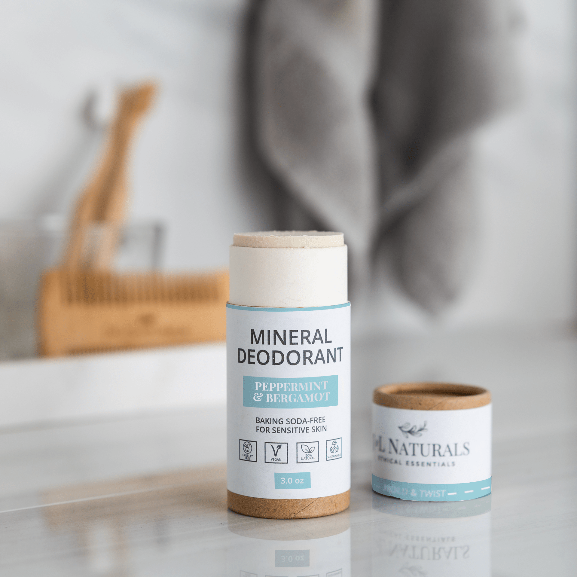 Mineral Deodorant (2 - Pack) – Baking Soda - Free for Sensitive Skin - GNS Beauty & Personal Care