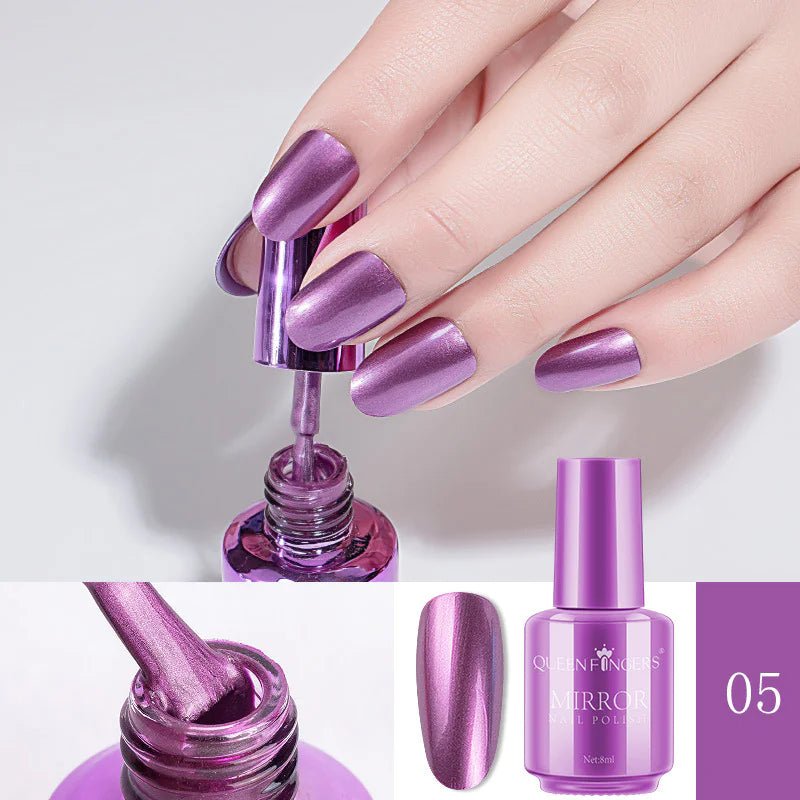 Mirror Nail Polish – High - Shine Metallic Beauty for a Flawless Finish - GNS Beauty & Personal Care