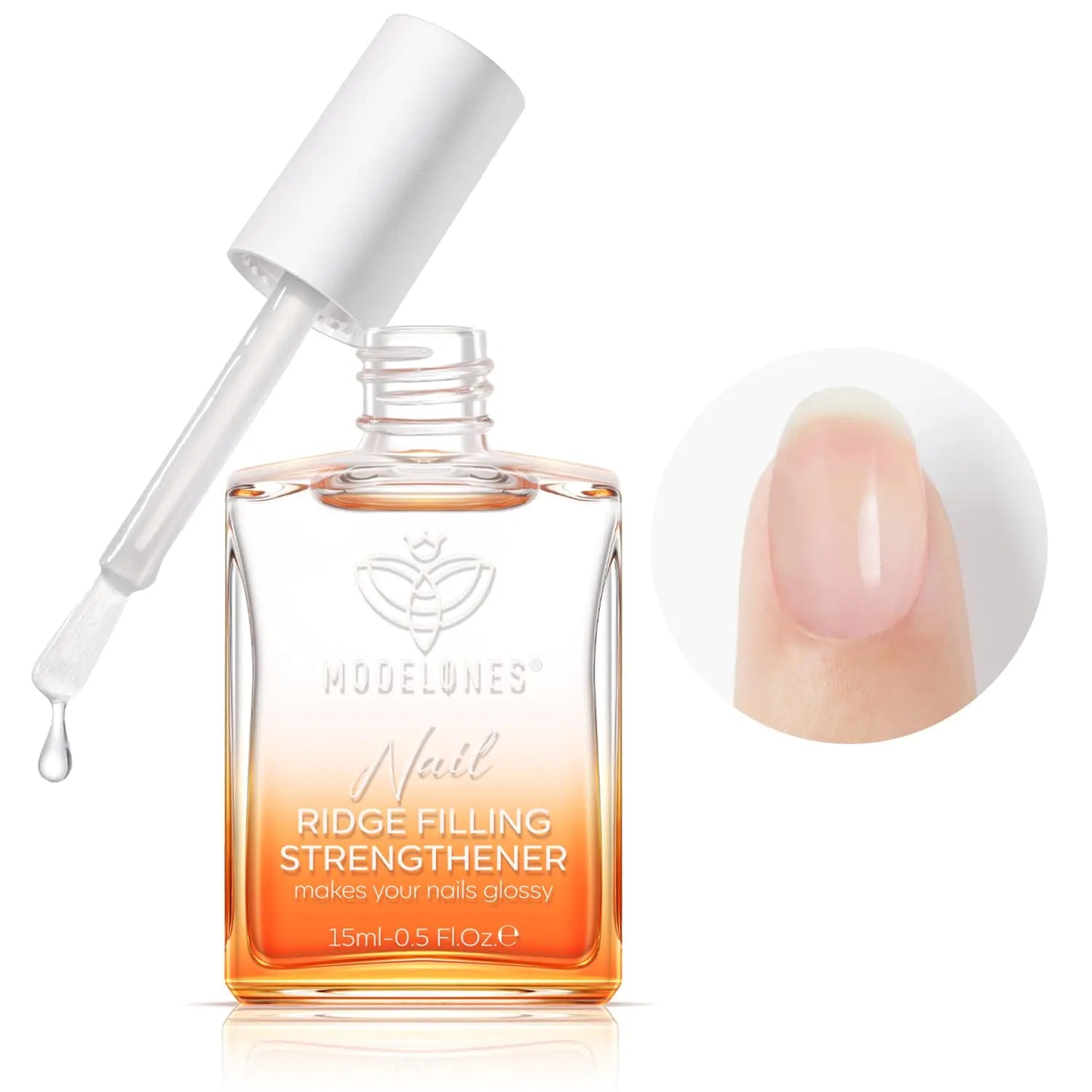 Modelones Nail Strengthener 8 - in - One Repair & Growth Treatment, 15ml - GNS Beauty & Personal Care