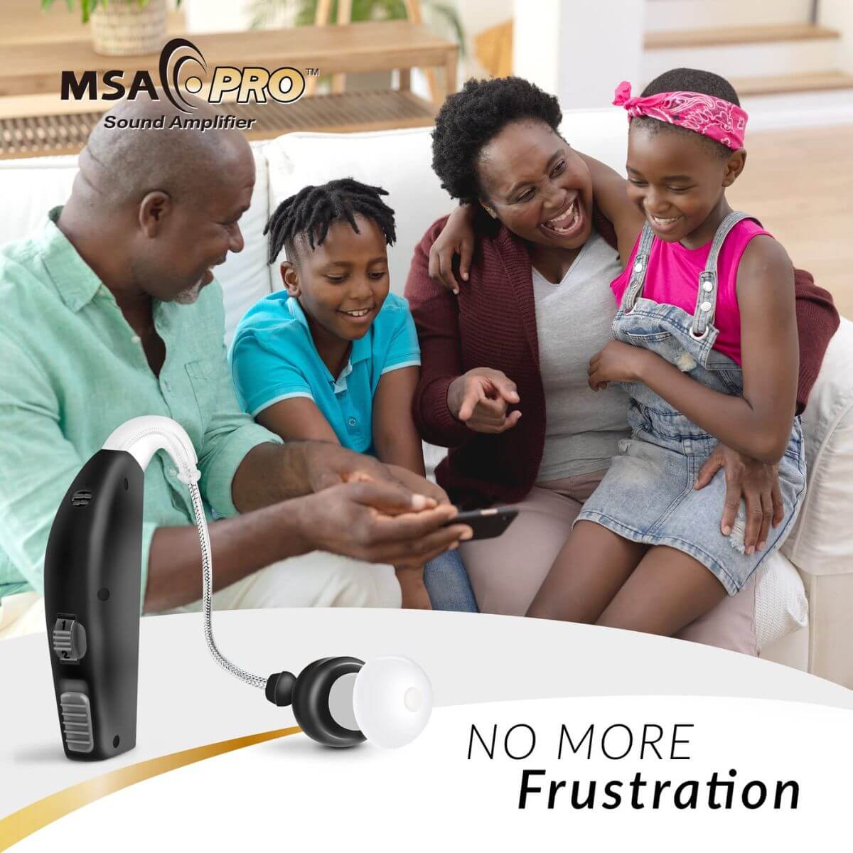 MSA PRO Rechargeable Sound Amplifier - 30x Audio Boost & 20 - Hour Battery - GNS Beauty & Personal Care