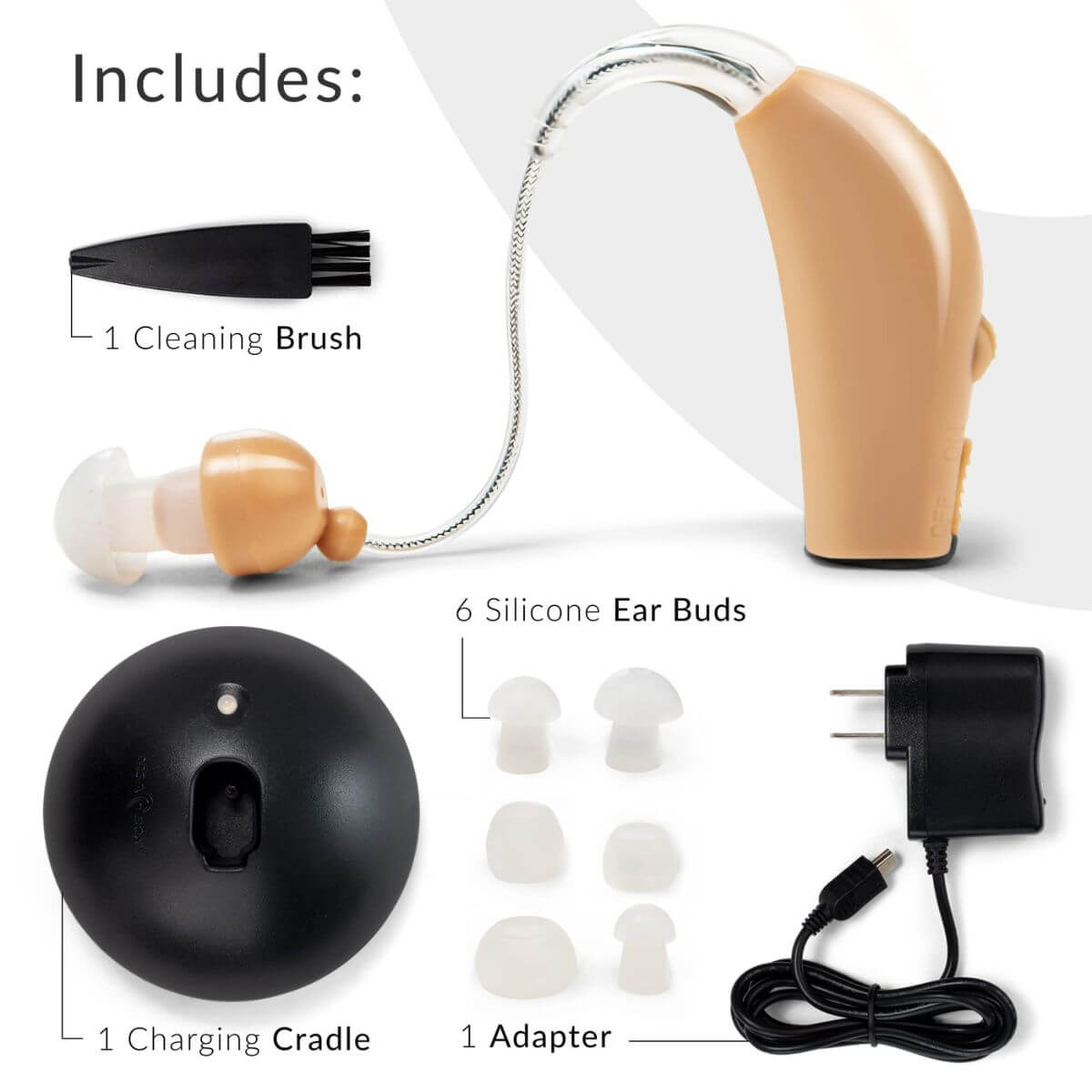 MSA PRO Rechargeable Sound Amplifier - 30x Audio Boost & 20 - Hour Battery - GNS Beauty & Personal Care