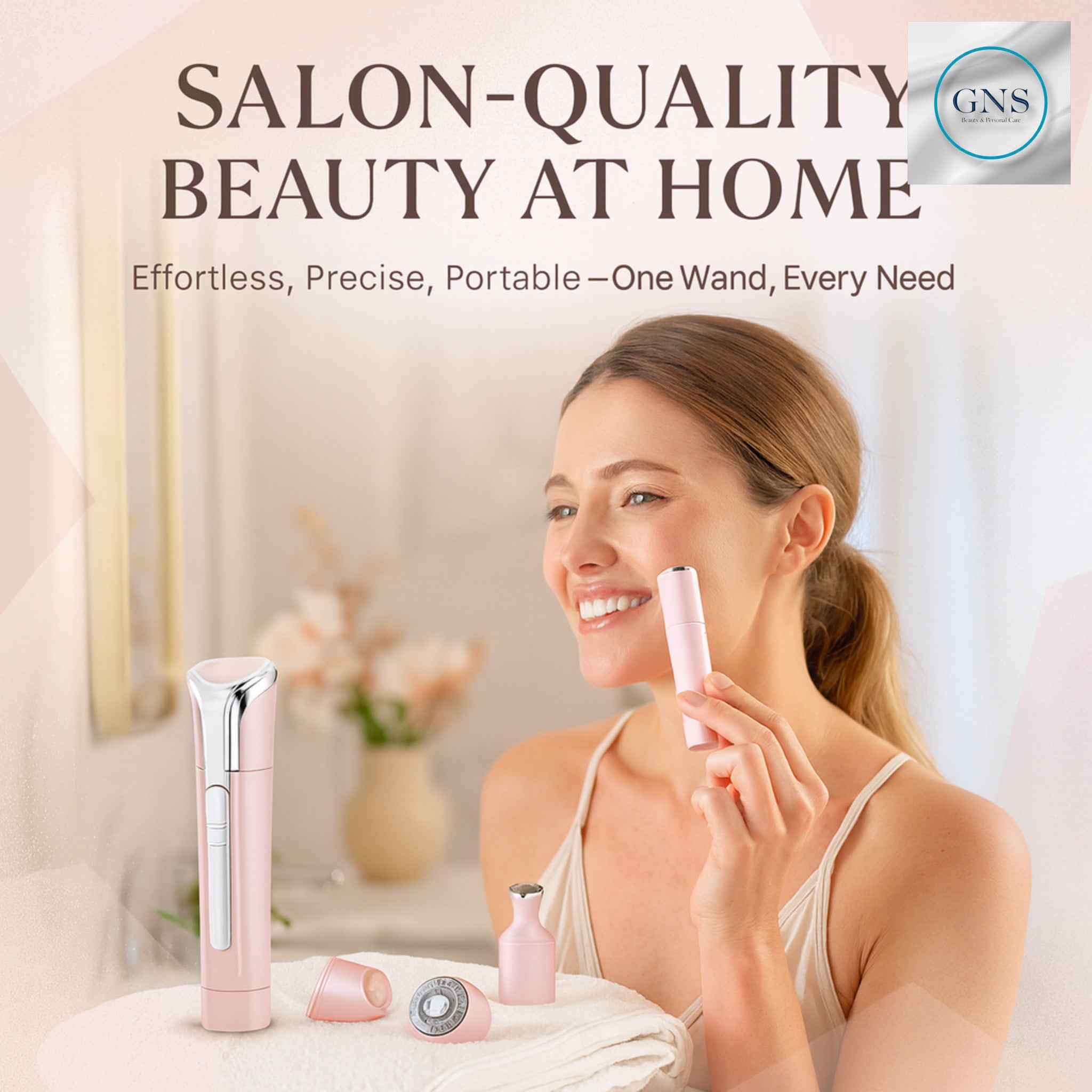 Multifunctional 4 - In - 1 Hair Removal & Grooming Device - Cordless & Rechargeable - GNS Beauty & Personal Care