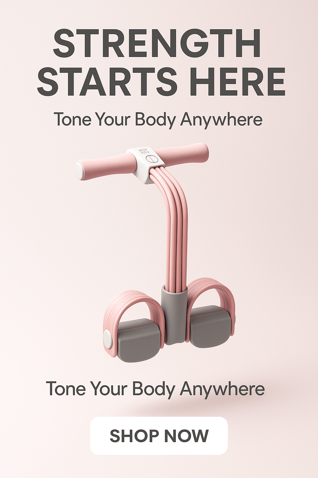 Multifunctional Pedal Puller Resistance Rope (Pink) - GNS Beauty & Personal Care
