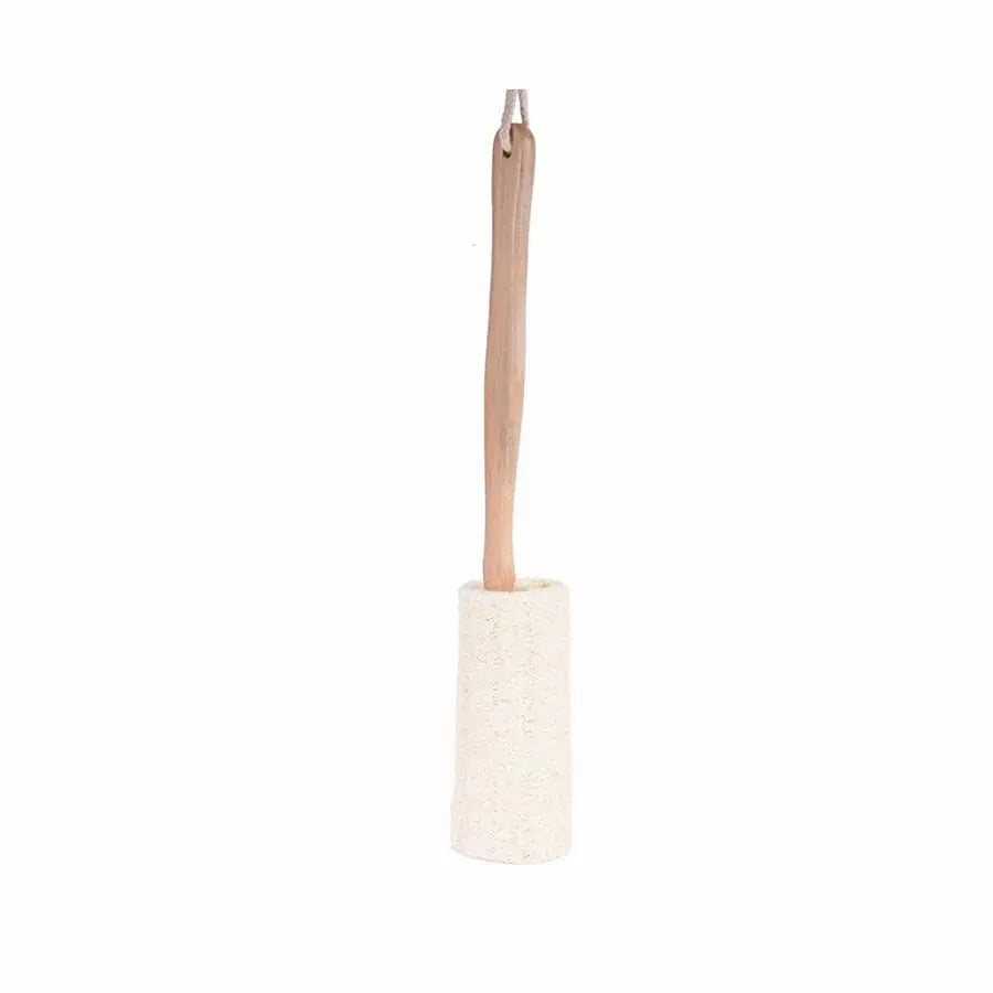 Natural Loofah Bath Brush with Long Handle | Eco-Friendly Exfoliation