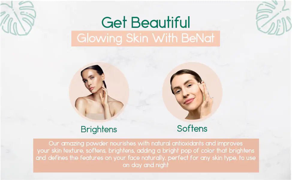 Natural Blush Powder in Refillable Bamboo Jar - Vegan & Eco - Friendly - GNS Beauty & Personal Care