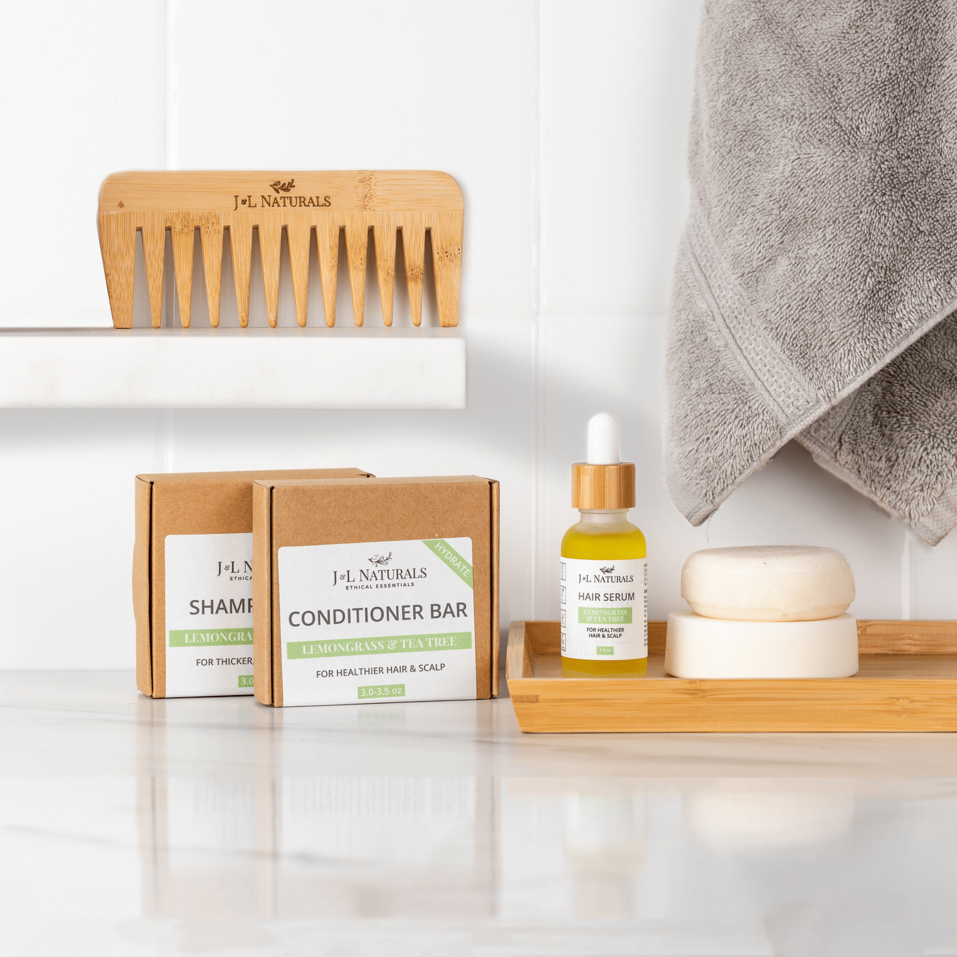 Natural Hair Care Kit - Essentials 4 - Piece Set - GNS Beauty & Personal Care