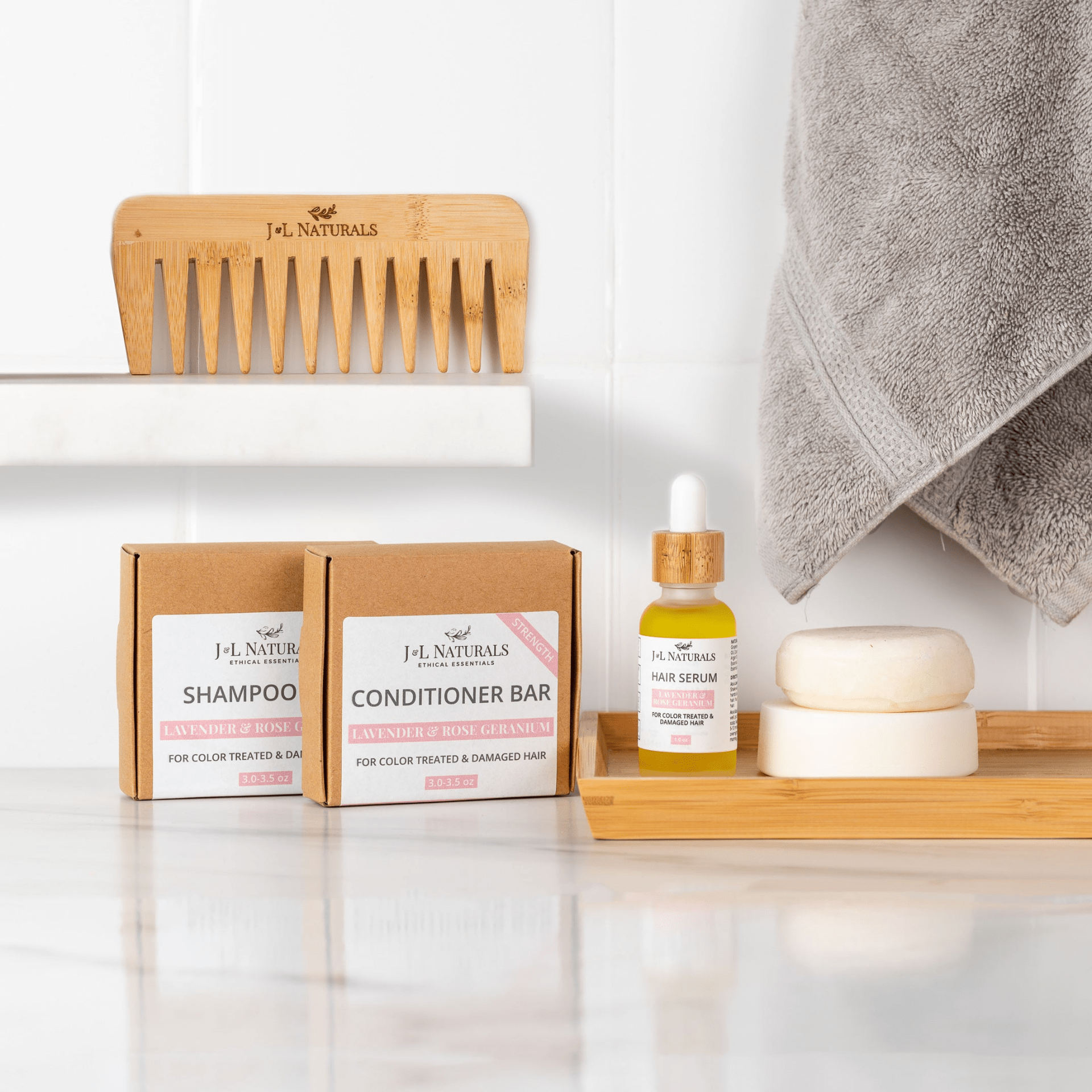 Natural Hair Care Kit - Essentials 4 - Piece Set - GNS Beauty & Personal Care
