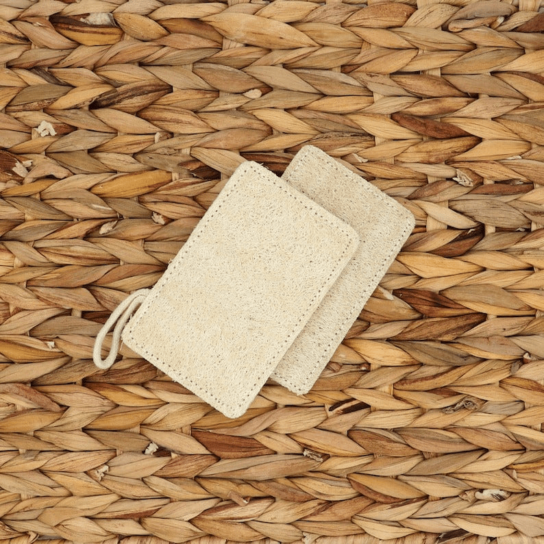 Natural Loofah Pad 2 - Pack – Eco - Friendly Exfoliation for Radiant Skin - GNS Beauty & Personal Care