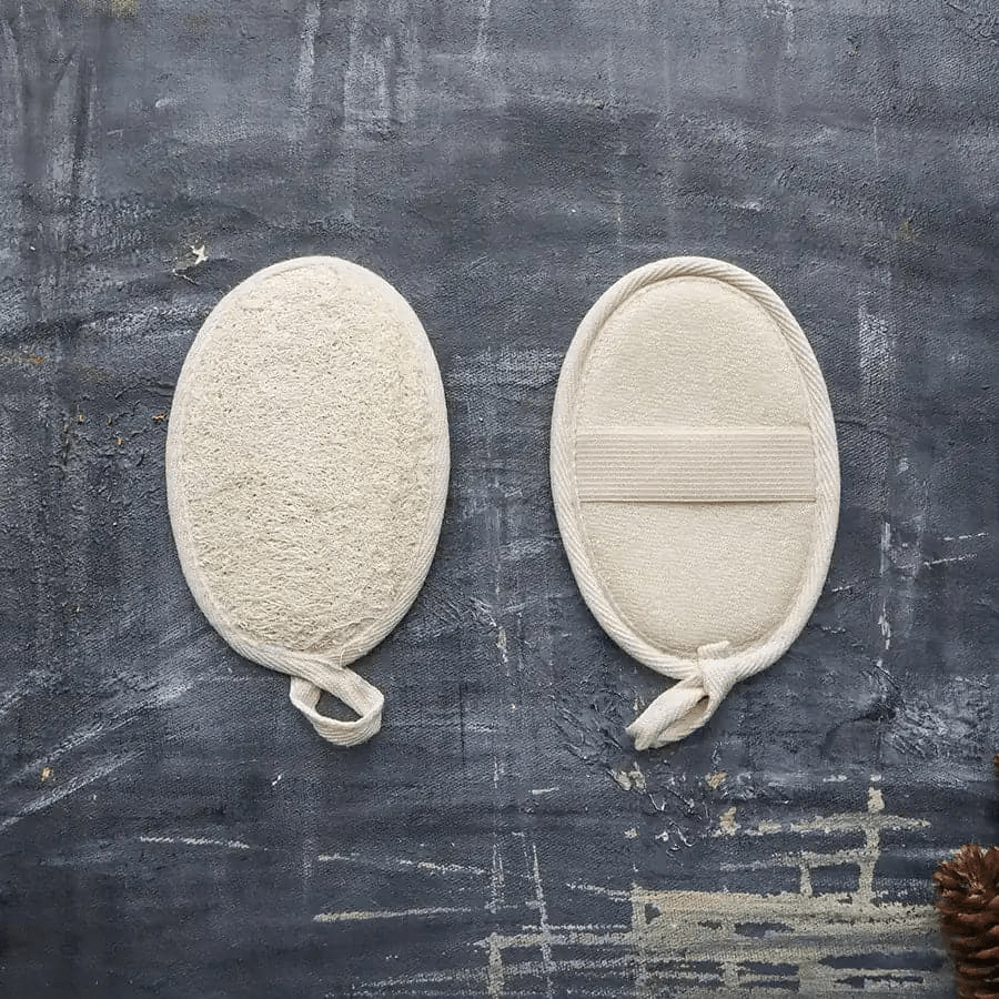 Natural Loofah Shower Pad | Eco Exfoliating Body Scrubber - GNS Beauty & Personal Care