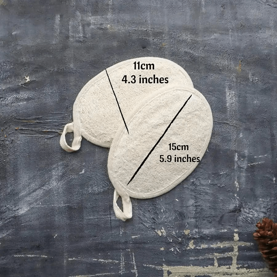 Natural Loofah Shower Pad | Eco Exfoliating Body Scrubber - GNS Beauty & Personal Care