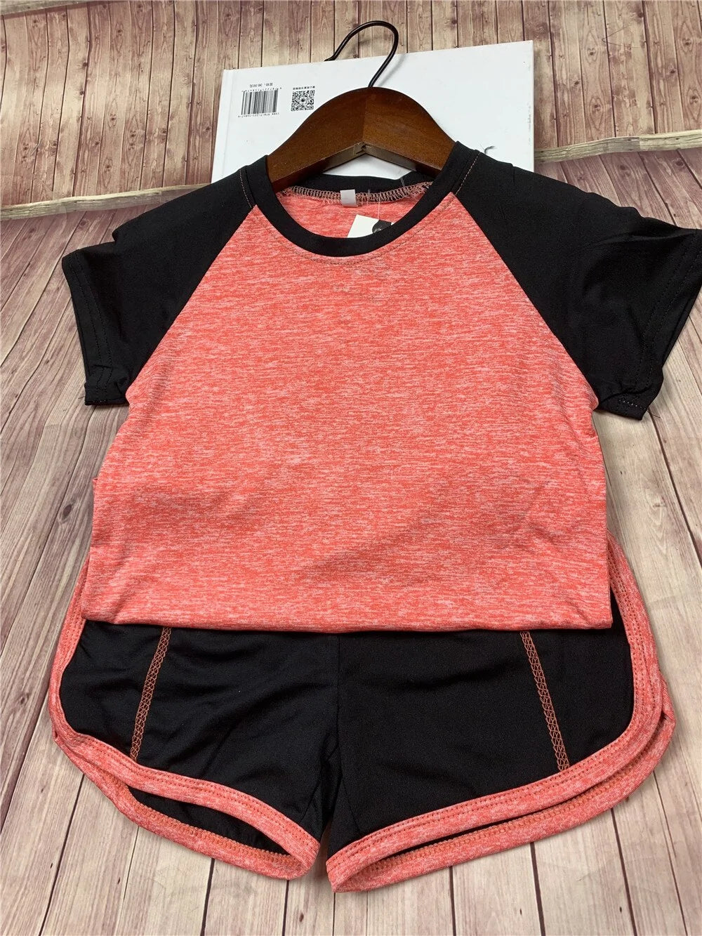 Kids Activewear T-shirt & Gym Shorts Set