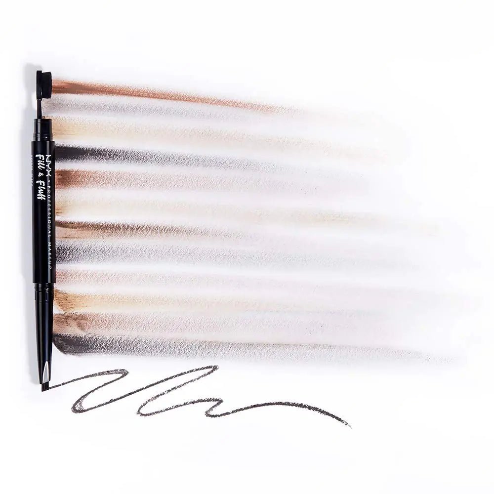 NYX Fill & Fluff Eyebrow Pomade Pencil - Espresso, Natural Brow Perfection - GNS Beauty & Personal Care
