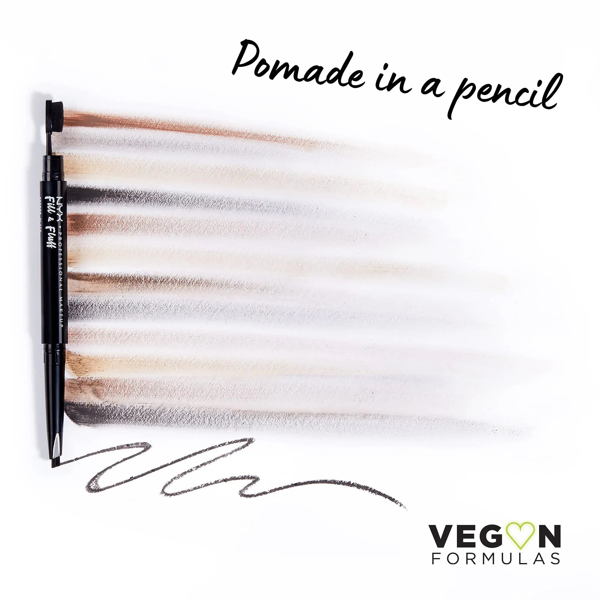 NYX Fill & Fluff Eyebrow Pomade Pencil - Espresso, Natural Brow Perfection - GNS Beauty & Personal Care