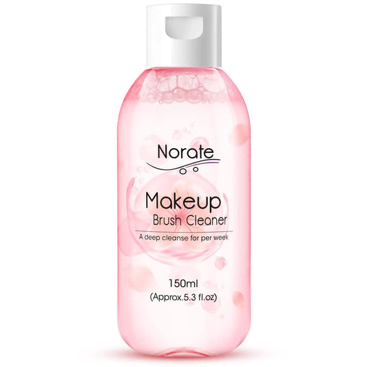 Norate Makeup Brush Cleaner Solution - Gentle, Cruelty-Free Deep Clean for Brushes & Sponges, 5.3 FL OZ